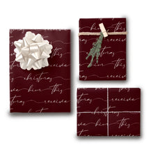 Load image into Gallery viewer, Receive Him Wrapping Paper