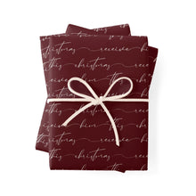Load image into Gallery viewer, Receive Him Wrapping Paper