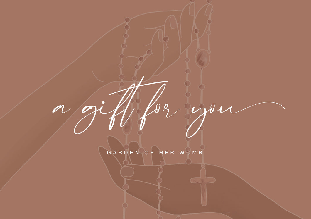 Garden of Her Womb Gift Card