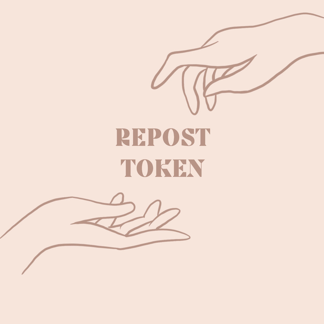 1 Repost Token Social Media (For Business Accounts Only)